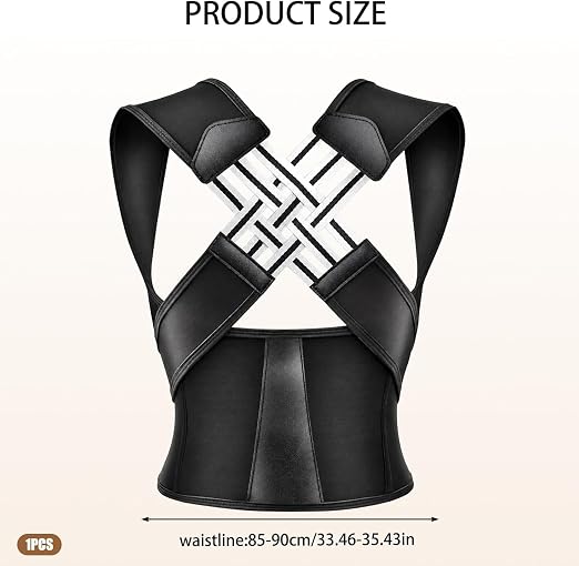 Molded Compression Vest & Posture Corrector Support Belt