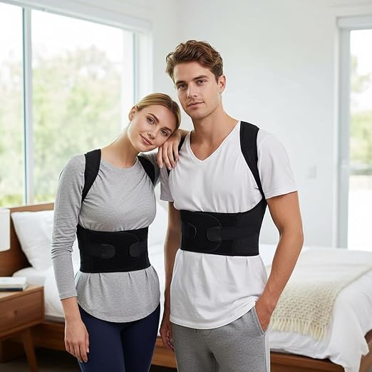Molded Compression Vest & Posture Corrector Support Belt